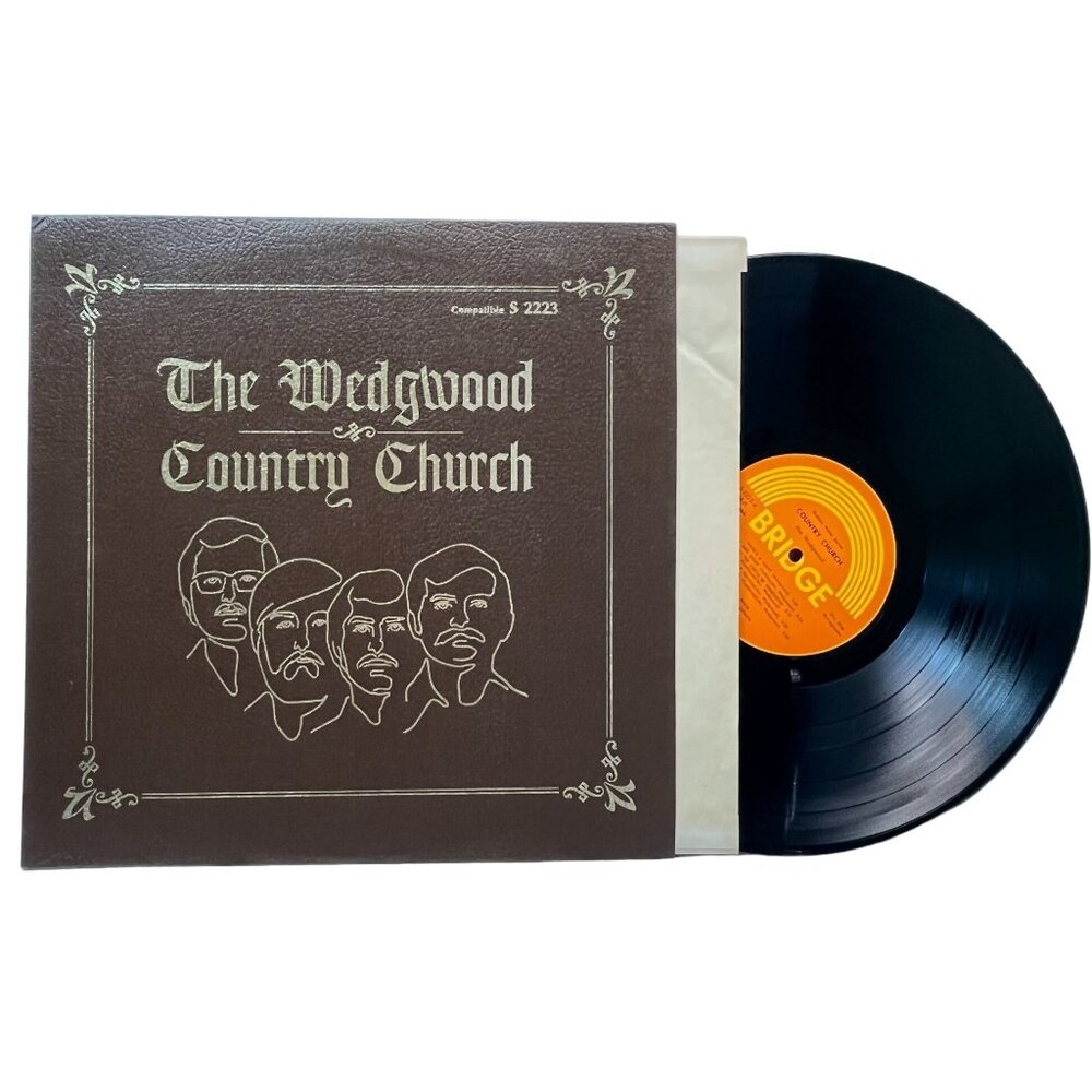 The Wedgewood Country Church Vinyl LP Folk Christian Bridge Textured Cover